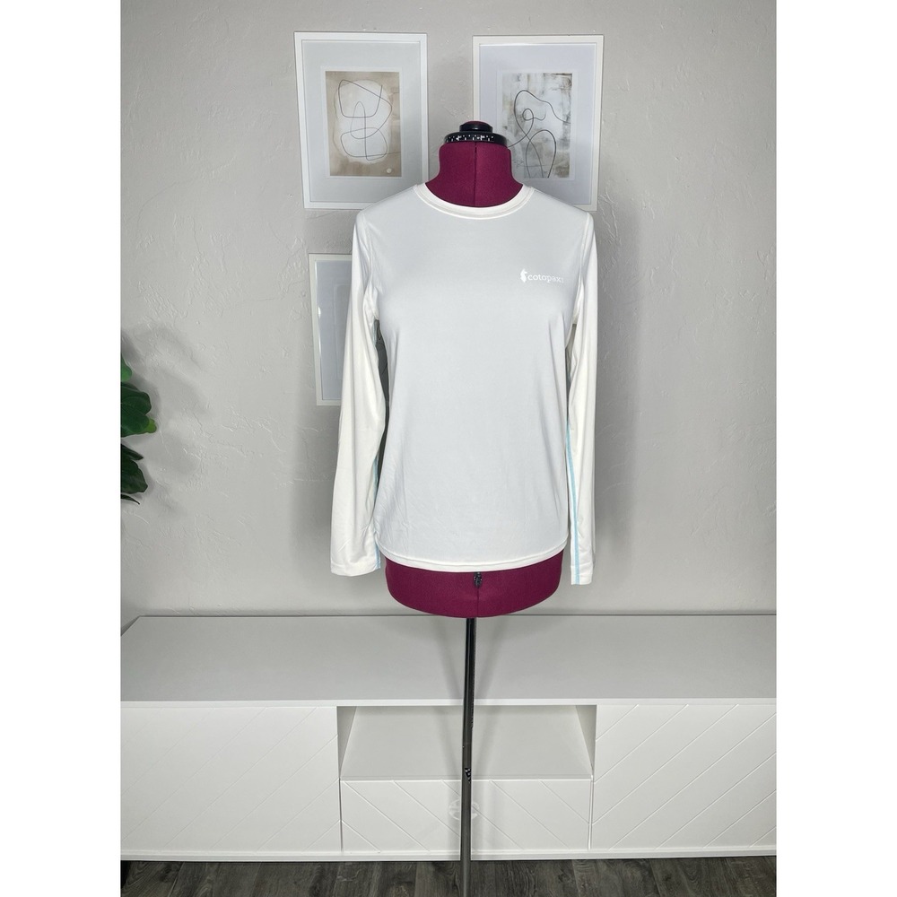 Cotopaxi Baselayer Women's Medium Long Sleeve Cream Logo